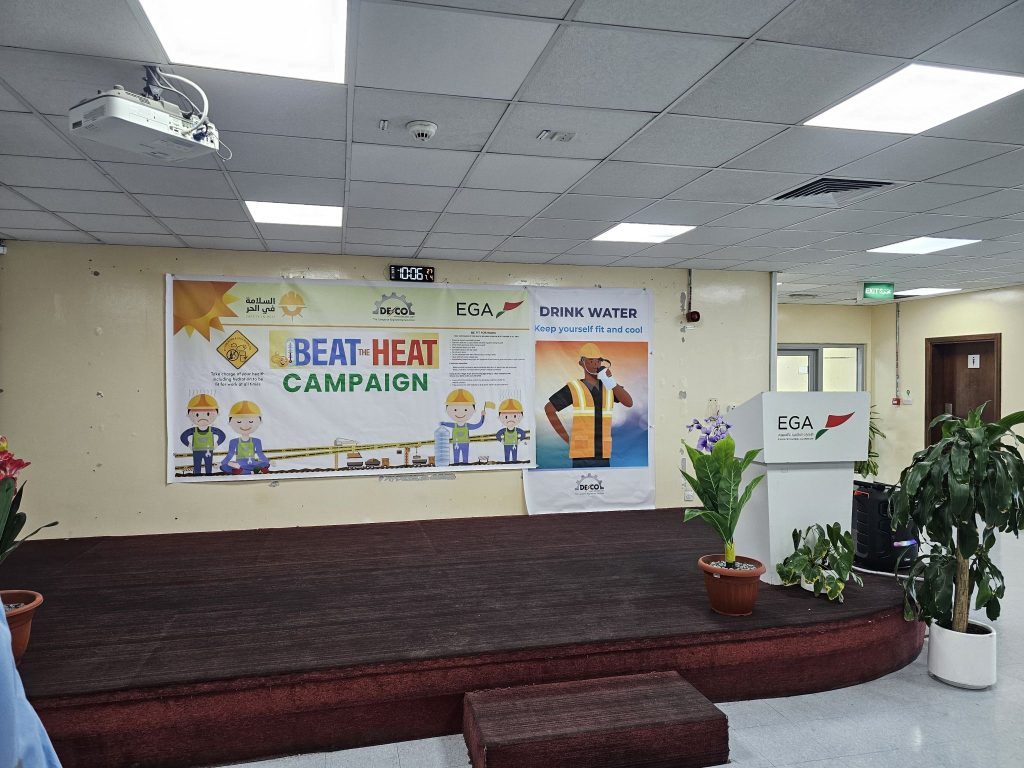 Beat the Heat Campaign: DECO Champions Worker Welfare at EGA Al Taweelah, Abu Dhabi
